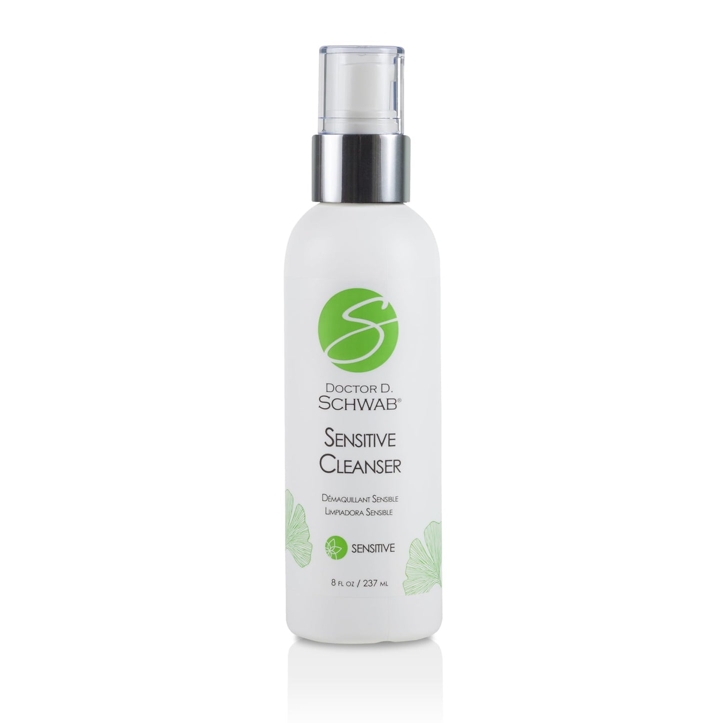 Doctor D. Schwab Sensitive Cleanser - 8 fl oz (237 ml) - Soap-Free Milk Cleanser with Aloe & Eucalyptus for Sensitive and Reactive Skin