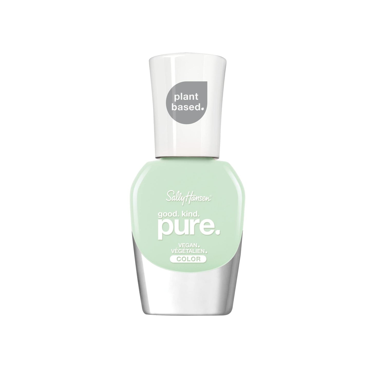 Sally Hansen Good. Kind. Pure. Nail Polish | Plant-Based, Vegan, 16-Free Formula | Opaque, Shiny | 375 Mint Refresh | Soft Mint Nail Color Beauty & Personal Care Sally Hansen
