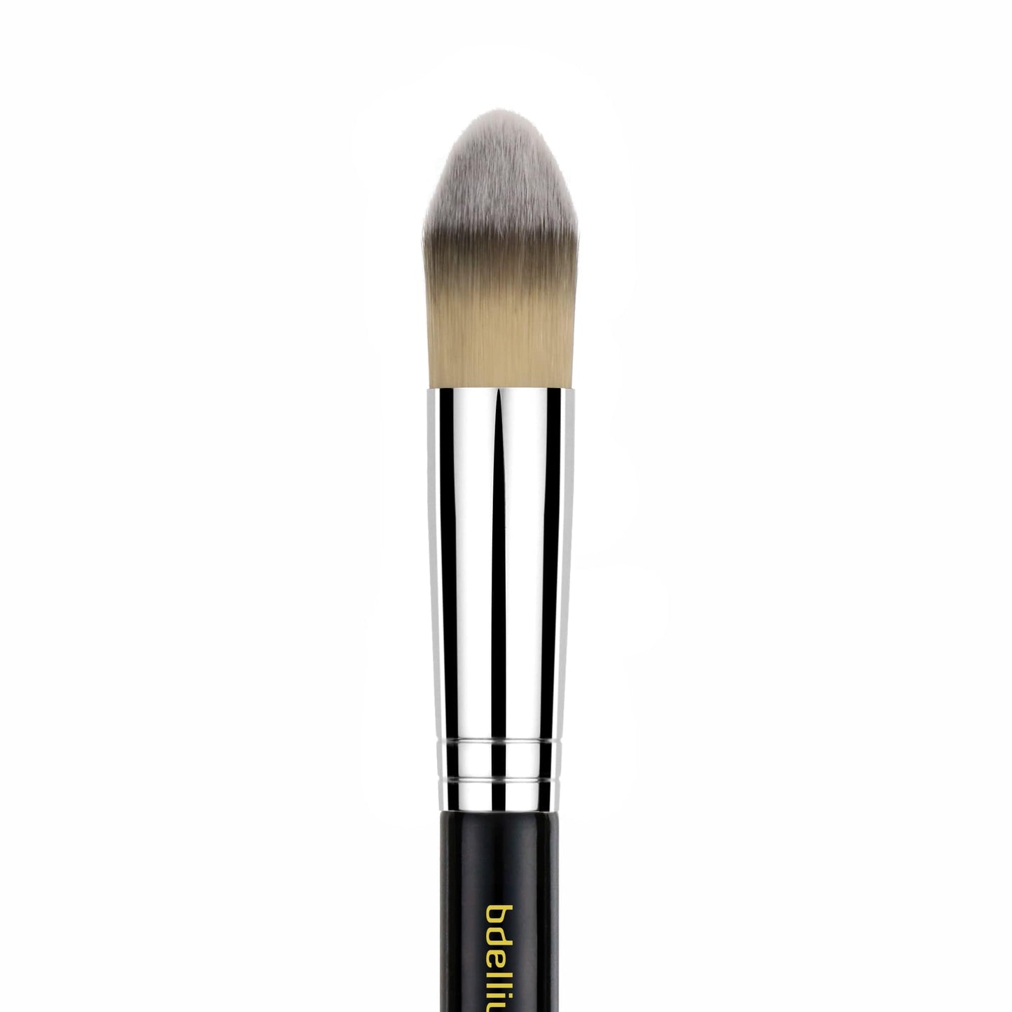 Bdellium Tools Professional Makeup Brush - Maestro Series 949 Pointed Foundation - With Soft Synthetic Fibers, For Foundation & Concealing (Black