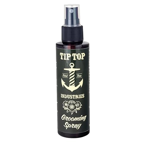 Tip Top Grooming Spray - Medium Hold, Light Weight Non-AerosolHair Spray - Light Vanilla Scent, Keeps Your Hairstyle Locked In - 5 Fl Oz