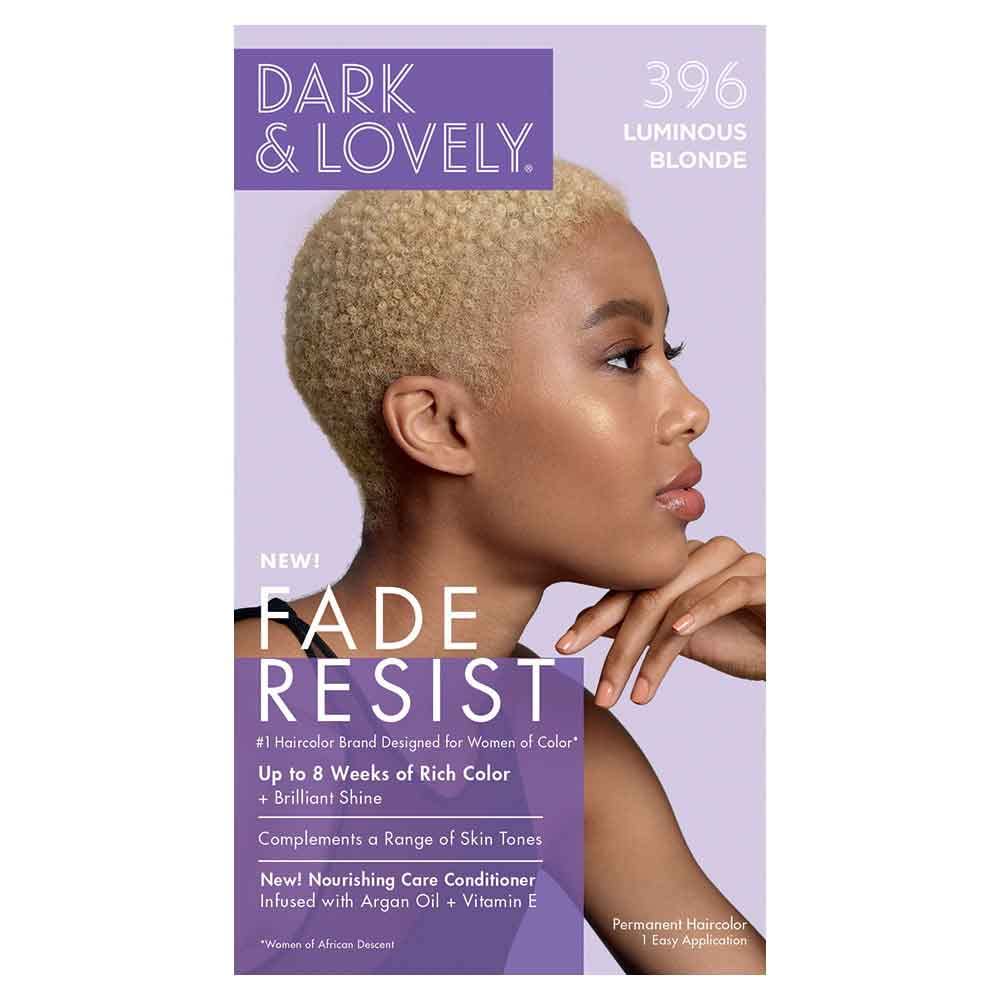 SoftSheen Carson Dark and Lovely Reviving Colors Semi-Permanent Haircolor, Luminous Blonde 396 - kit