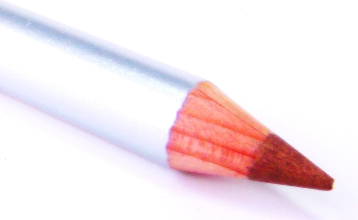 Pure Ziva Burnished Copper Red Gold Metallic Wood Eyeliner Pencil, HD Professional Eye Liner Smudge Proof Long Lasting Highly Pigmented No Animal