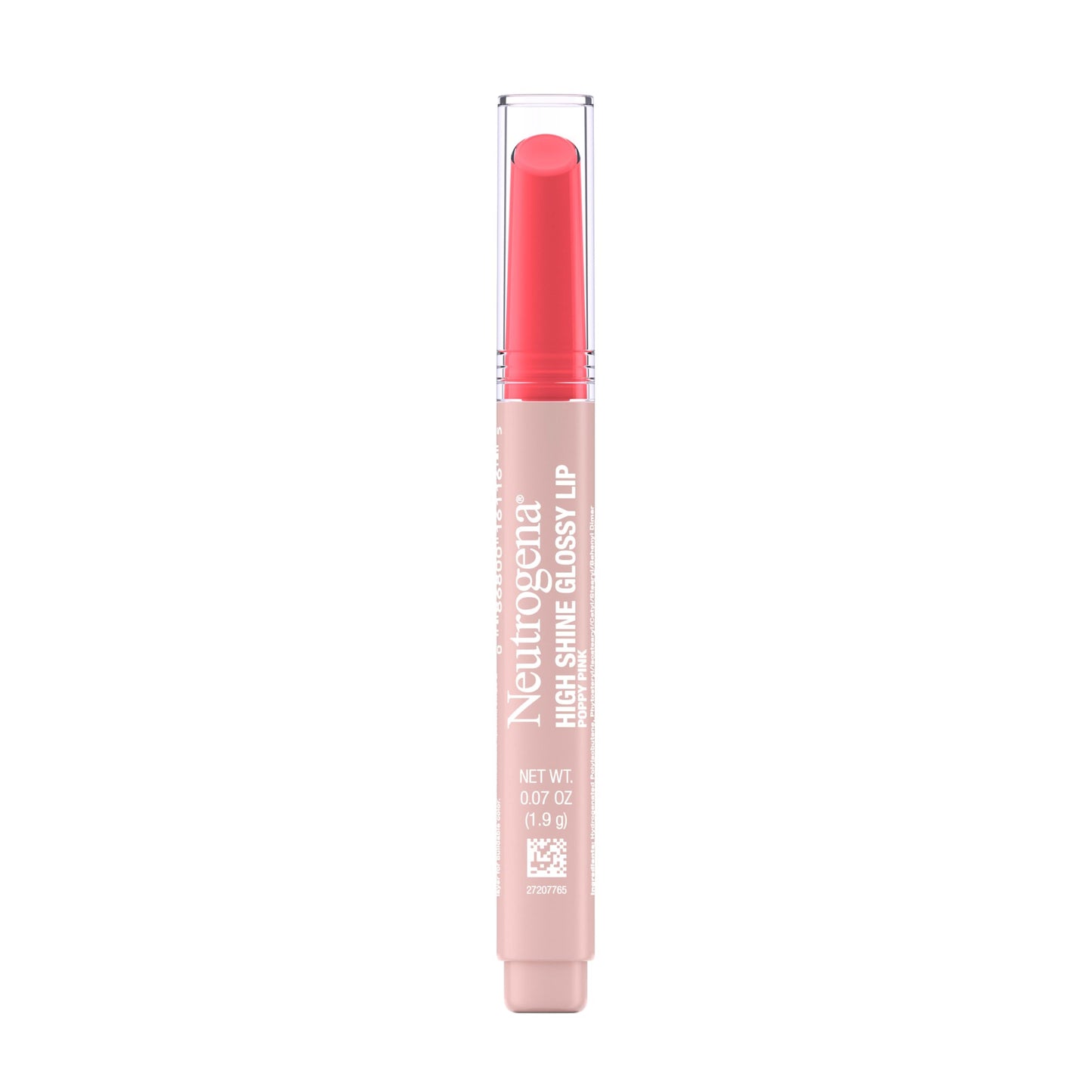 Neutrogena High Shine Glossy Lip, Nourishing Lip Gloss with Maracuja Oil, Antioxidant Vitamin E & Vitamins, Non-Retractable, Buildable Pigmented