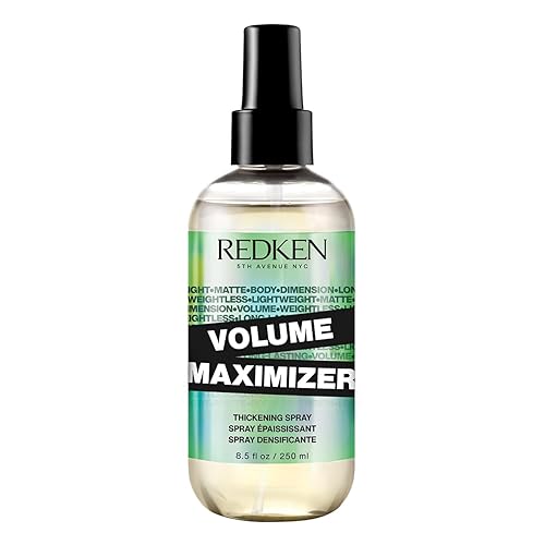 Redken Volume Maximizer Thickening Spray - Weightless Volumizing Spray For All Hair Types, Adds Flexible Volume and Body, For Thicker-Looking Hair