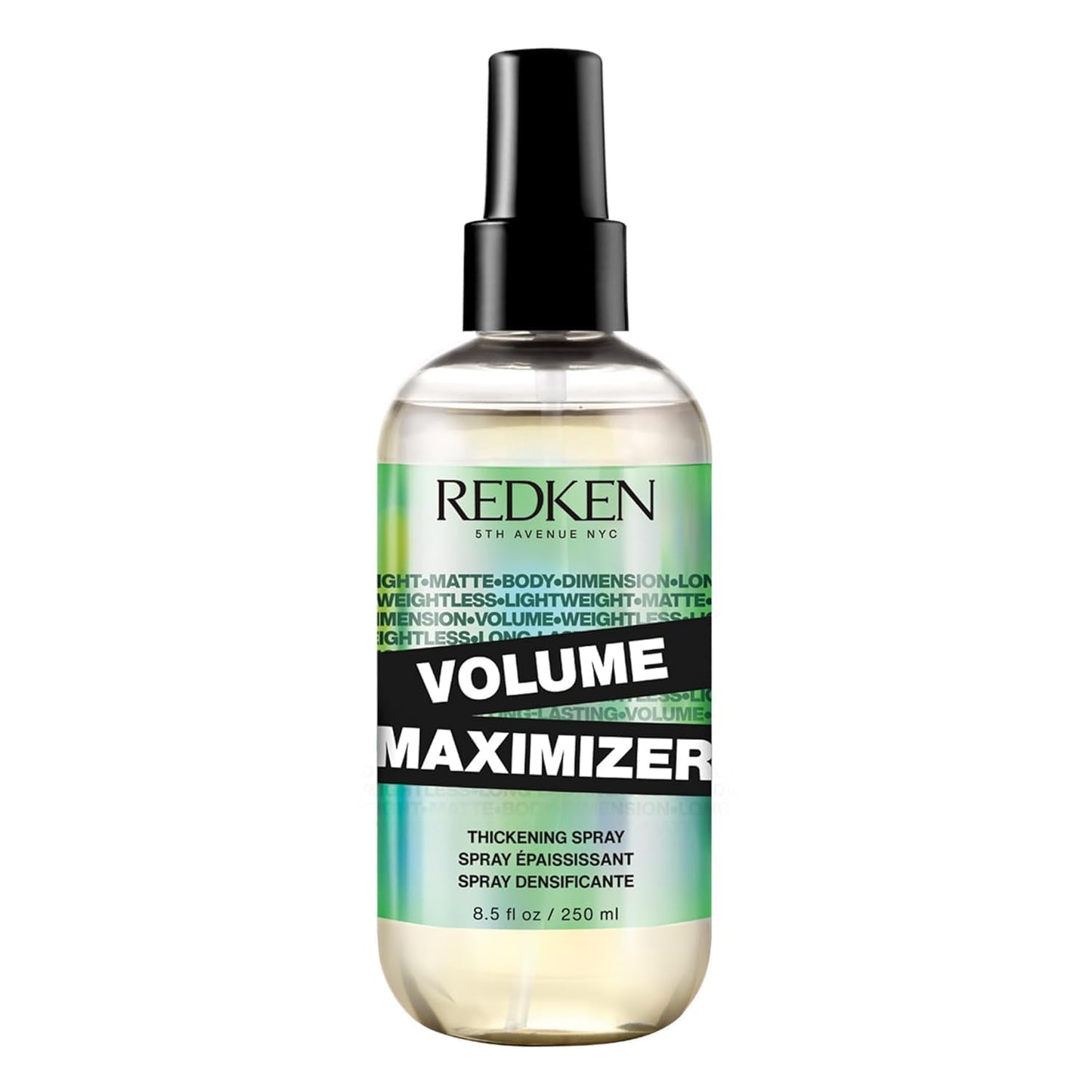 Redken Volume Maximizer Thickening Spray - Weightless Volumizing Spray For All Hair Types, Adds Flexible Volume and Body, For Thicker-Looking Hair