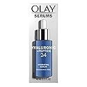 Olay Hyaluronic + Peptide 24 Serum, Fragrance-Free, 1.3 oz