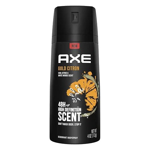 AXE Body Spray for Men, Gold, 4 oz