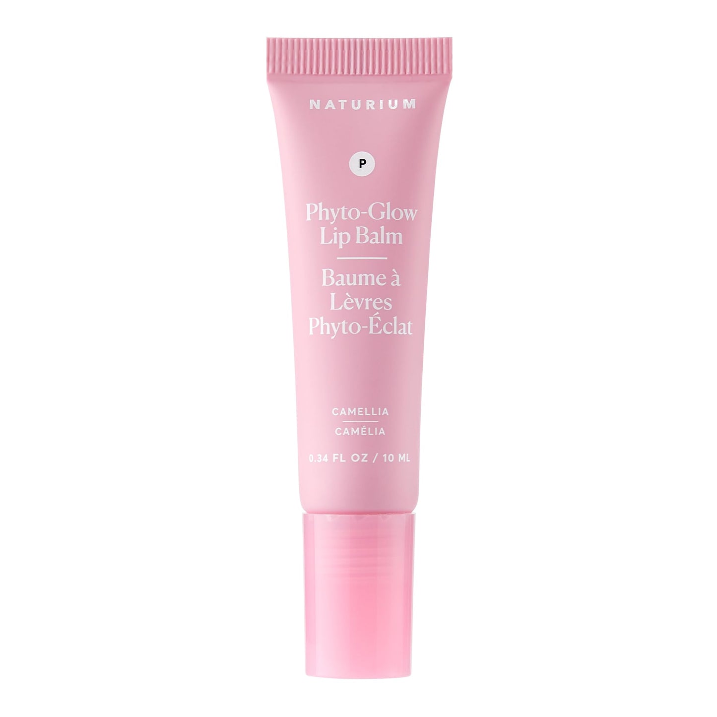Naturium Phyto-Glow Lip Balm, Hydrating Lip Care with a Glossy Finish, 0.34 oz Camellia