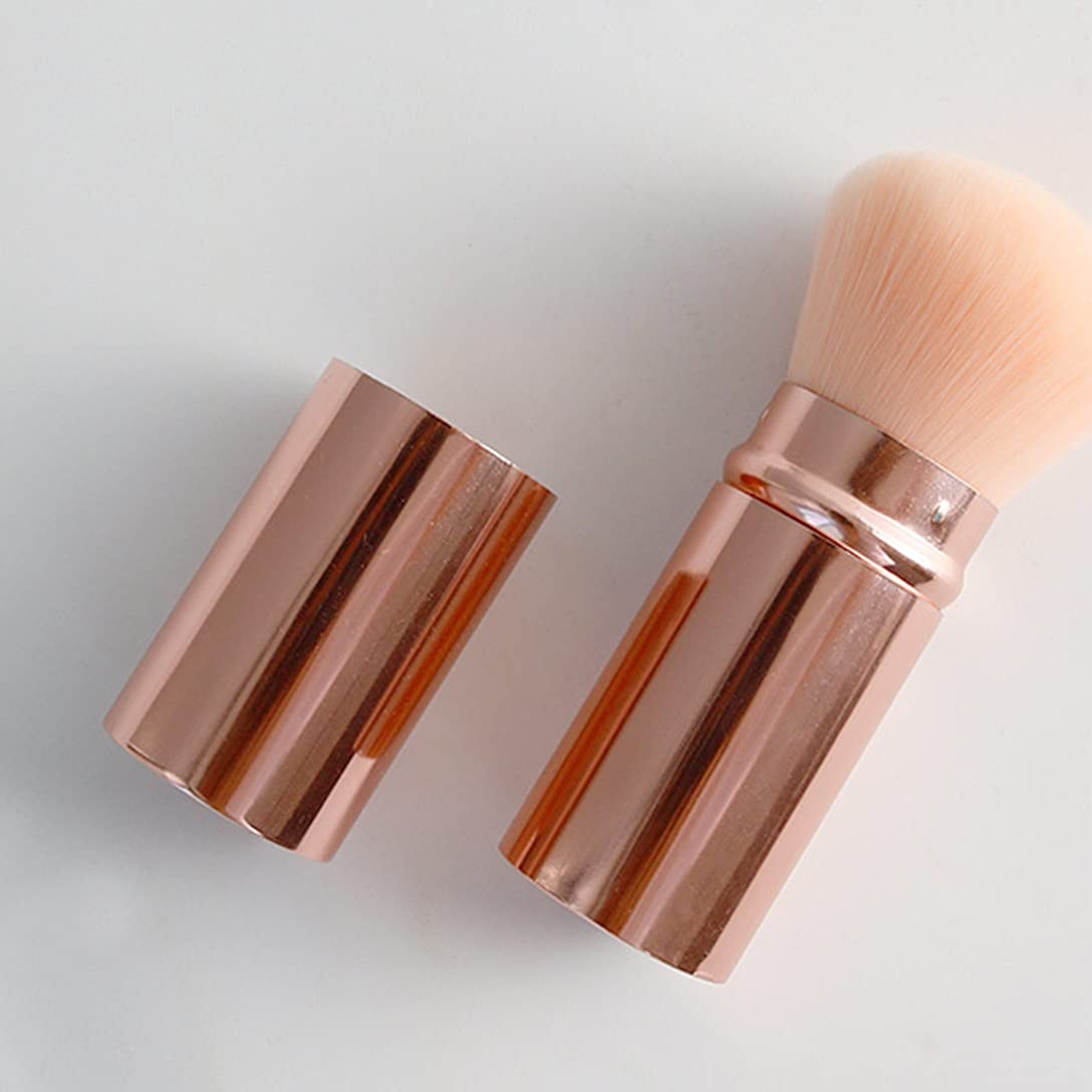 RN BEAUTY Retractable Kabuki Brushes Blush Brush Foundation Powder Brush Face Blender Brush Multi-function Cosmetic Makeup Brush Professional Mineral