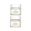 Earth To Skin Tea Time Mini Duo Set: White Tea Day Cream (0.5 Fl Oz) and Black Tea Night Cream (0.5 Fl Oz), All-Day & Night Hydration for Face