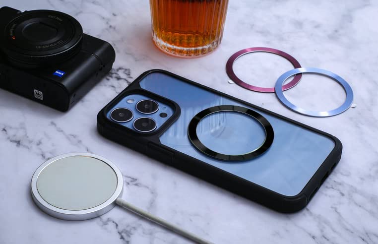 Metal Plate for Phone Magnet Cradle Wireless Charger Magnetic Replacement with Adhesive Car Phone Charging Bracket Disc Round Phone Magnet Sticker…