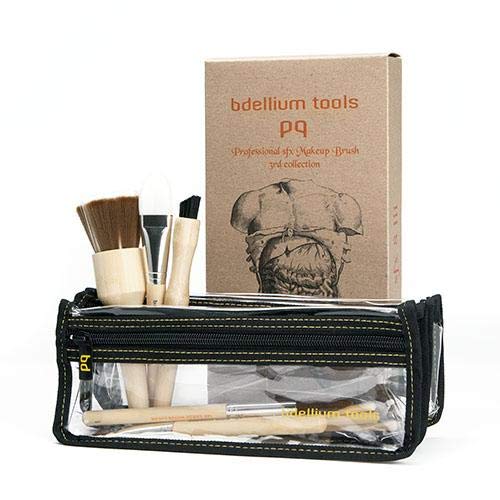 Bdellium Tools Professional Makeup Brush SFX Brush Set 8 PC. With Double Pouch (3rd Collection)