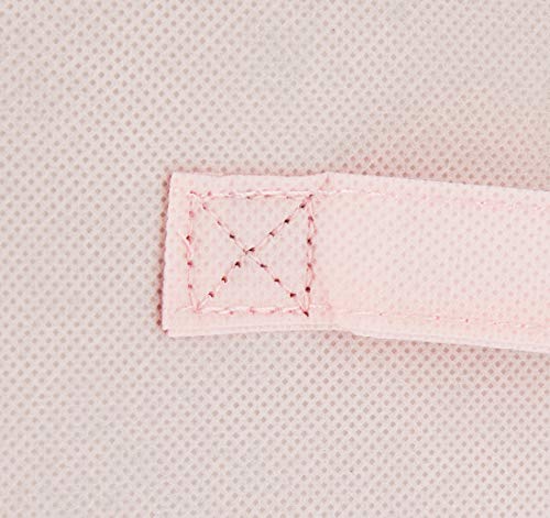 Achim Home Furnishings Collapsible Storage Bins, Set of 4, Rose Quartz