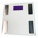 Vivitar PS-V163-WHT Body Analysis Digital Bathroom Scale with an Easy to Read LCD Display Wireless Weight Smart Body Fat Scale Sleek Tempered Glass…