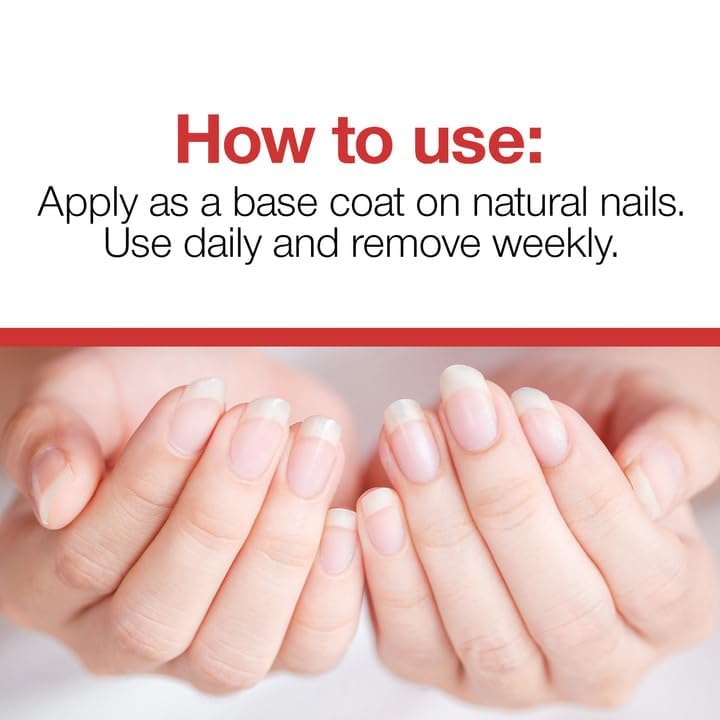 Probelle Nail Strengthener & Growth Treatment – Clear Polish Repairs, Conditions & Strengthens Thin, Damaged Nails, Prevents Splits & Chips