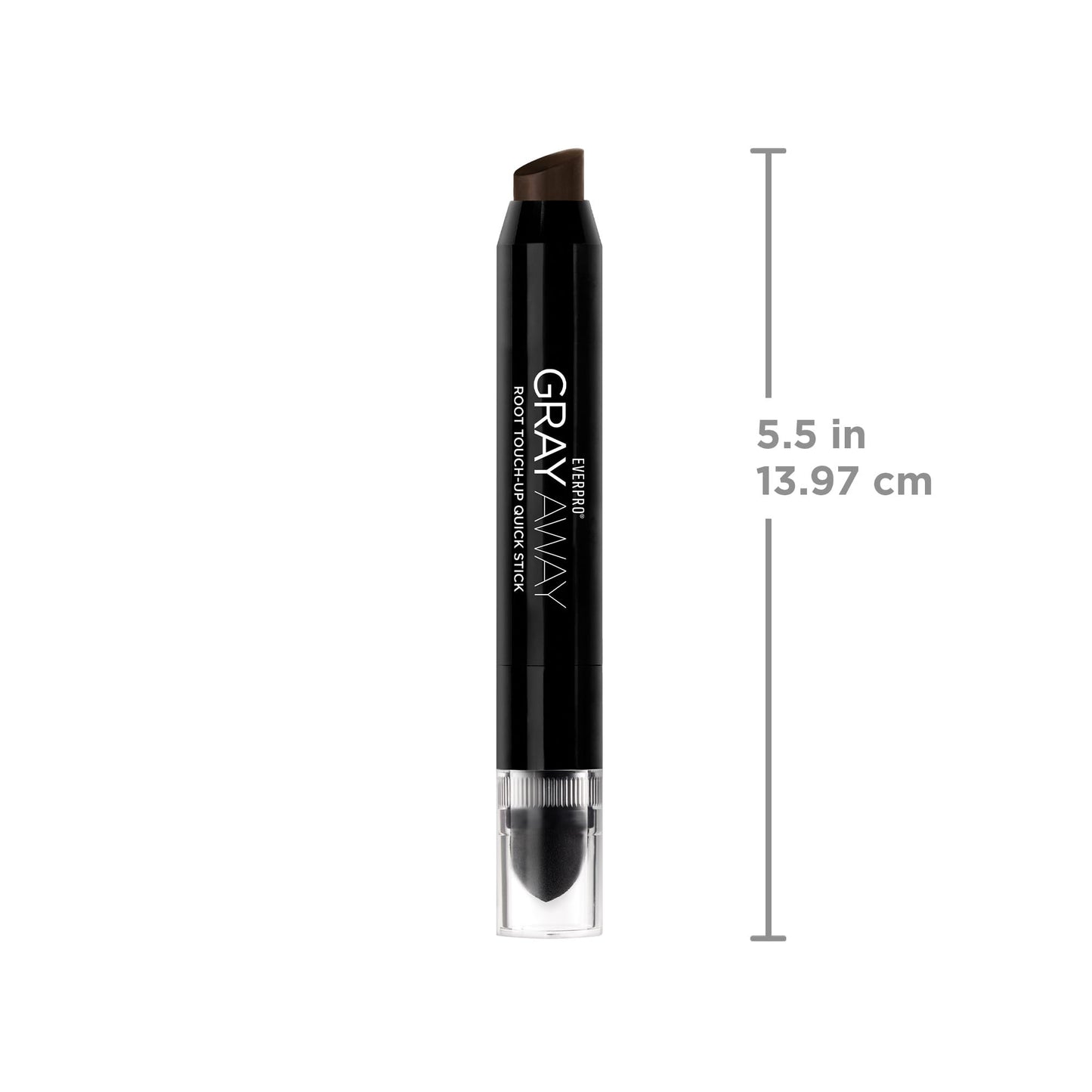 Everpro Gray Away Root Touchup Quick Stick Black/Dark Brown 0.10 Ounce (3ml) (3 Pack)