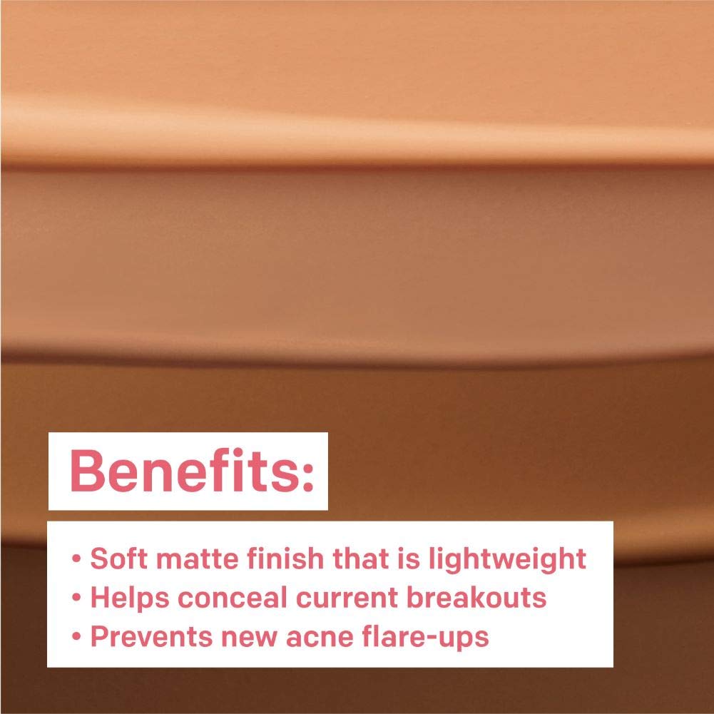 Almay Clear Complexion Makeup, Matte Finish Liquid Foundation with Salicylic Acid, Hypoallergenic, Cruelty Free, -Fragrance Free, Dermatologist