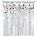 Avanti Linens - Fabric Shower Curtain, Floral Bathroom Decor (Spring Garden Collection, 72")