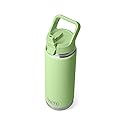 YETI Rambler 26 oz Bottle, Vacuum Insulated, Stainless Steel with Color Matching Straw Cap, Key Lime