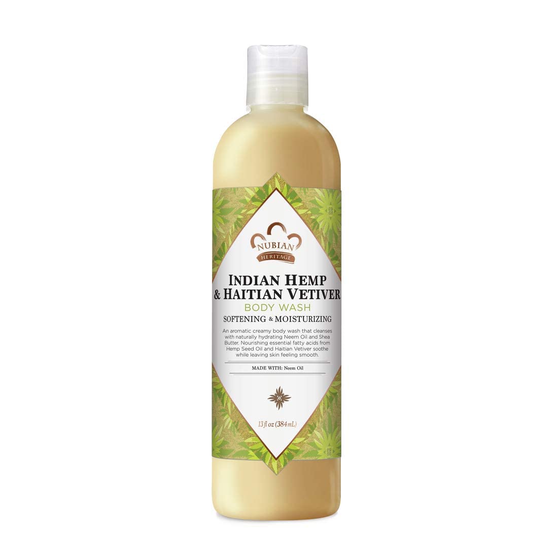 Nubian Heritage Body Wash Indian Hemp 13 Fz Beauty & Personal Care Nubian Heritage