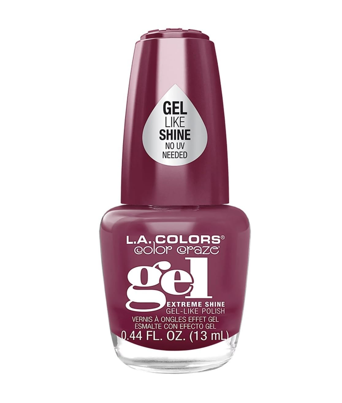 L.A. COLORS Gel Shine Nail Enamel Polishtea Time, 0.44 Fl Oz