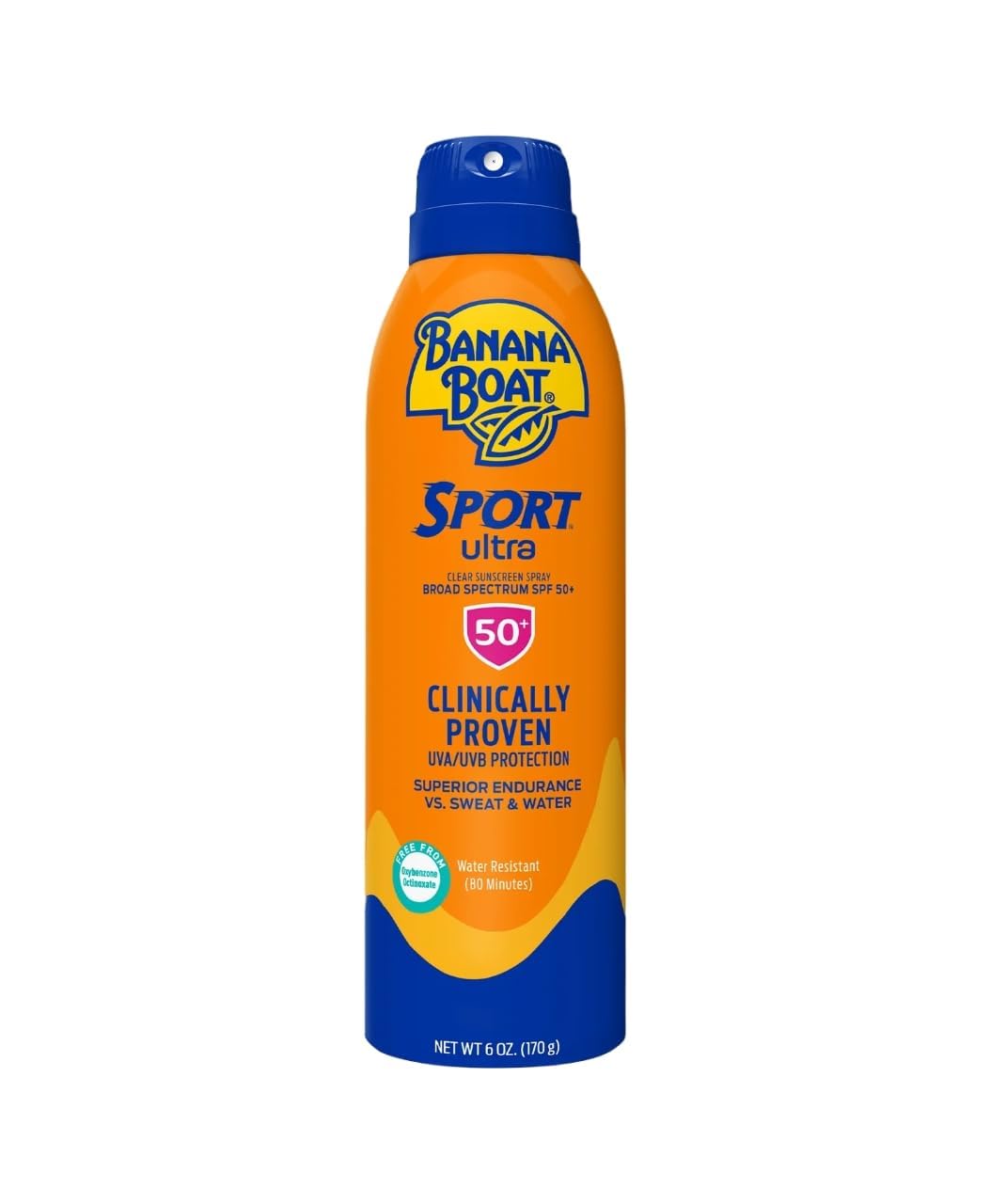 Banana Boat Continuous Spf#50 + Spray Sport 6 Ounce (Powerstay) (177ml) (3 Pack)