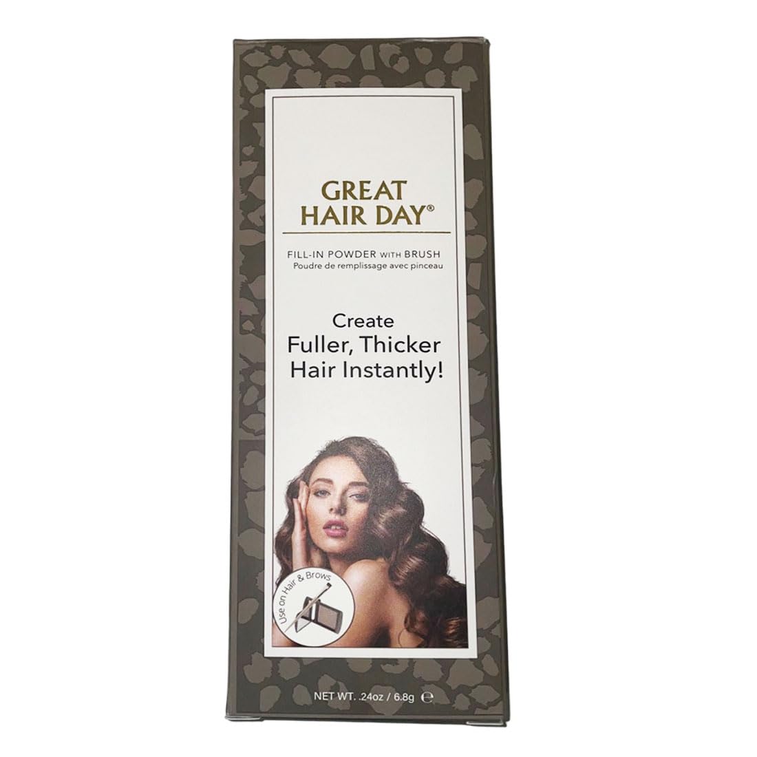 Joan Rivers Beauty Great Hair Day Fill-in Powder Hair Care Root Cover Up for Thinning Hair - White