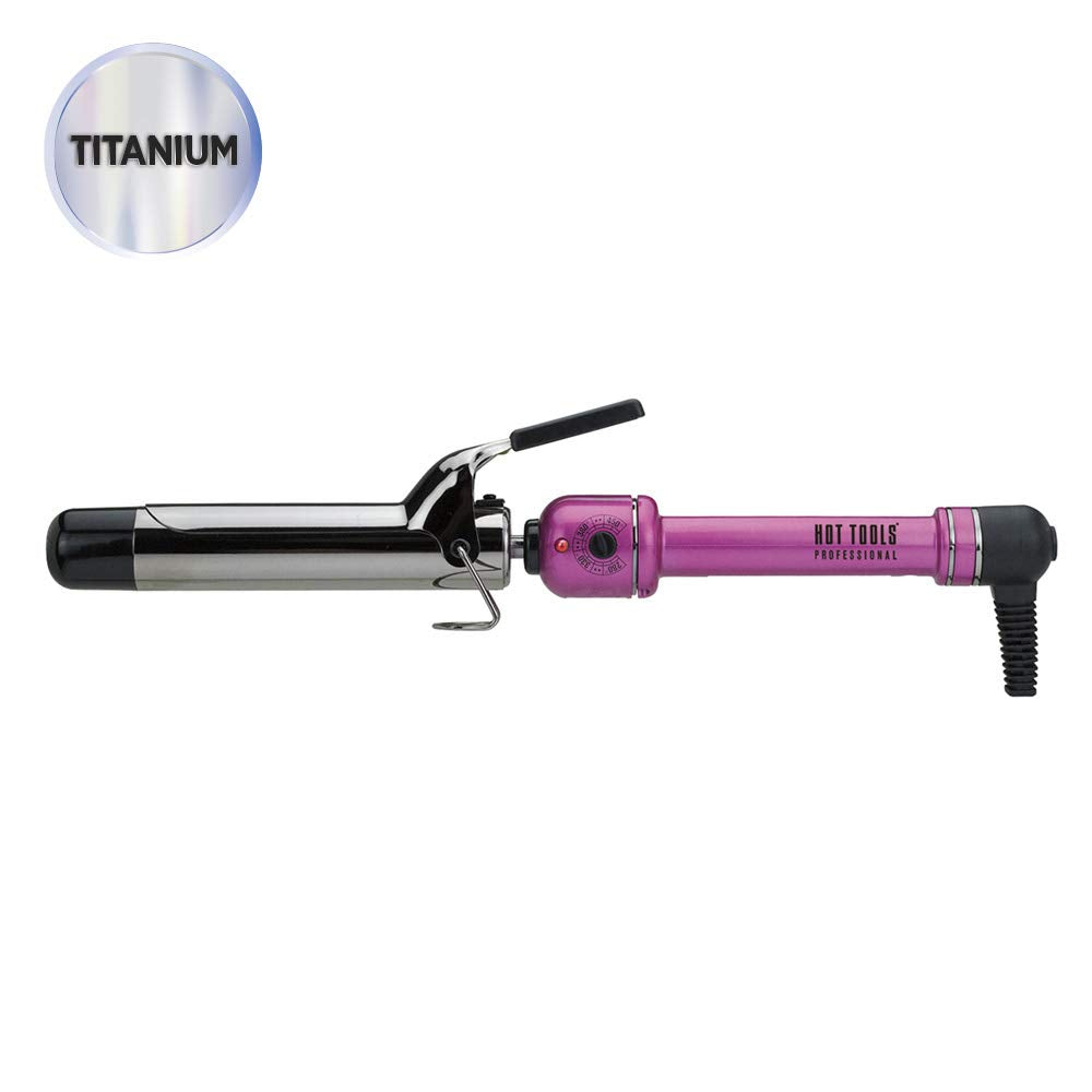 Hot Tools Professional Fast Heat Up Titanium Curling Iron/Wand, 1 1/4 Inches