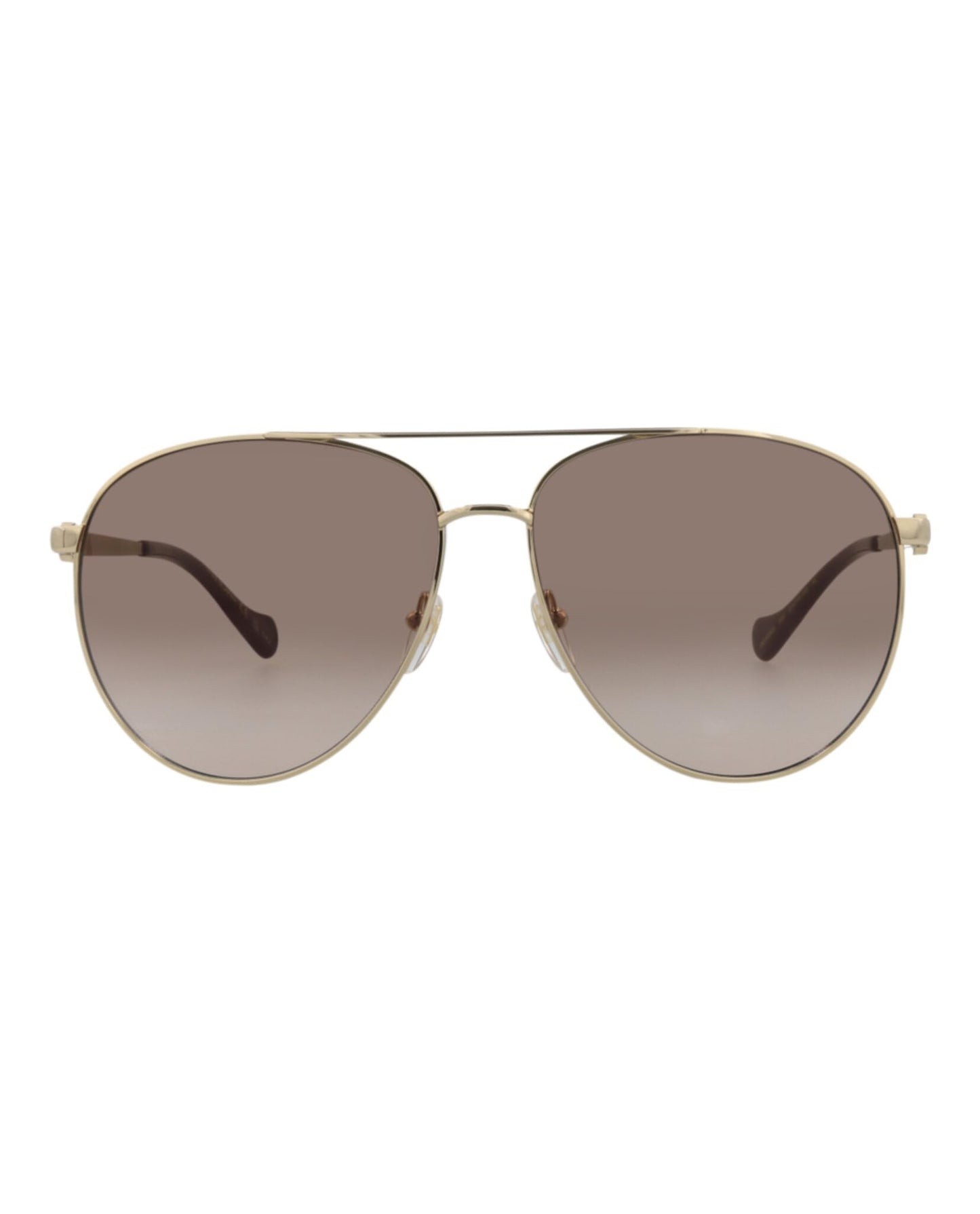 Gucci Aviator-Frame Metal Sunglasses