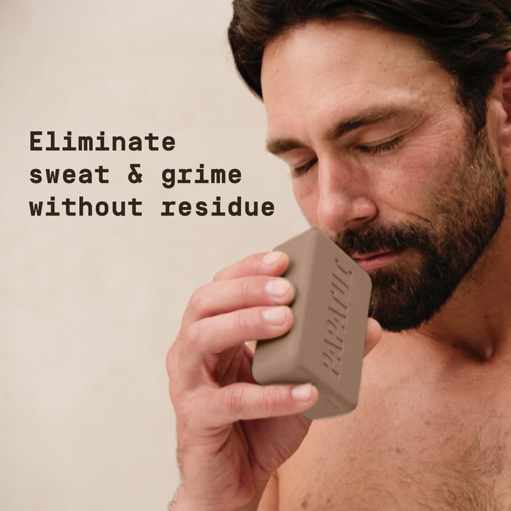 PAPATUI by Dwayne Johnson Enriching Bar Soap for Men | Hydrating Daily cleanerser | Moisturizes with Mango Butter and Avocado Oil | Lush Coconut | 7oz