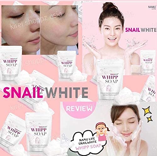 DOK MAI (Pack of 2) Snail Whipp Soap by Namu Life, 100g Each Beauty & Personal Care DOK MAI