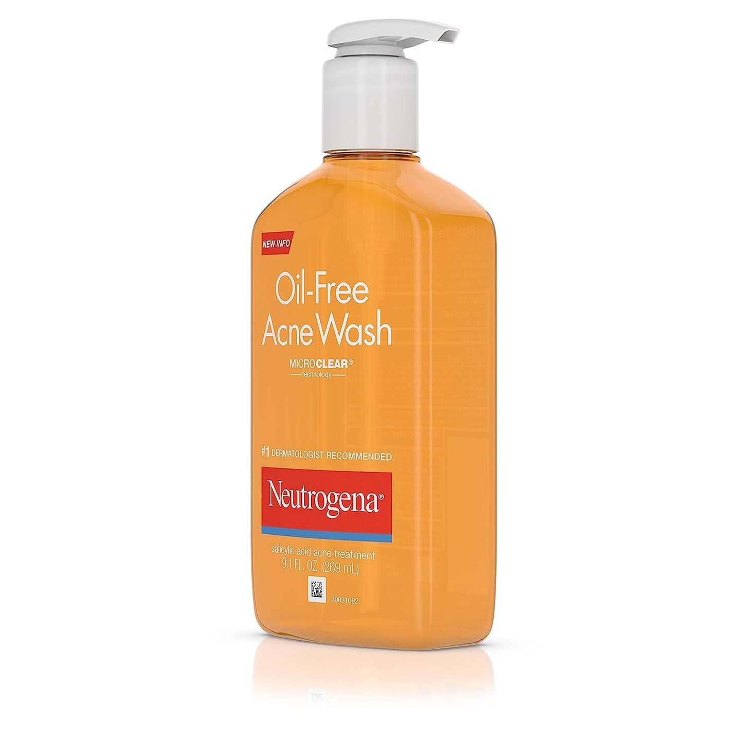 Neutrogena Oil-Free Acne Fighting Facial Cleanser, 2% Salicylic Acid Acne Treatment, Daily Oil Free Acne Face Wash, Special Care with Pride Packaging