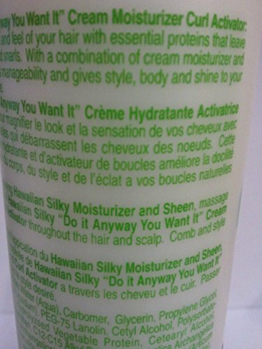 Hawaiian Silky Hawaiian silky cream activator do any way you want it 8 fluid ounce, White, 8 Fl Ounce
