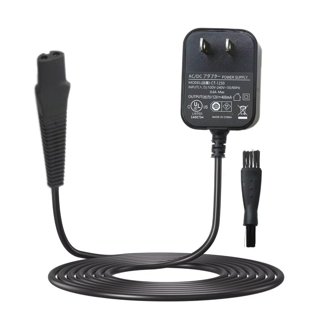 12V Shaver Charger Power Cord Replacement for Br aun Series 8:8390cc 8391cc 8410s 8413s 8417s 8450cc 8453cc 8457cc 8460cc 8463cc 8467cc Beauty and Personal Care USonline911