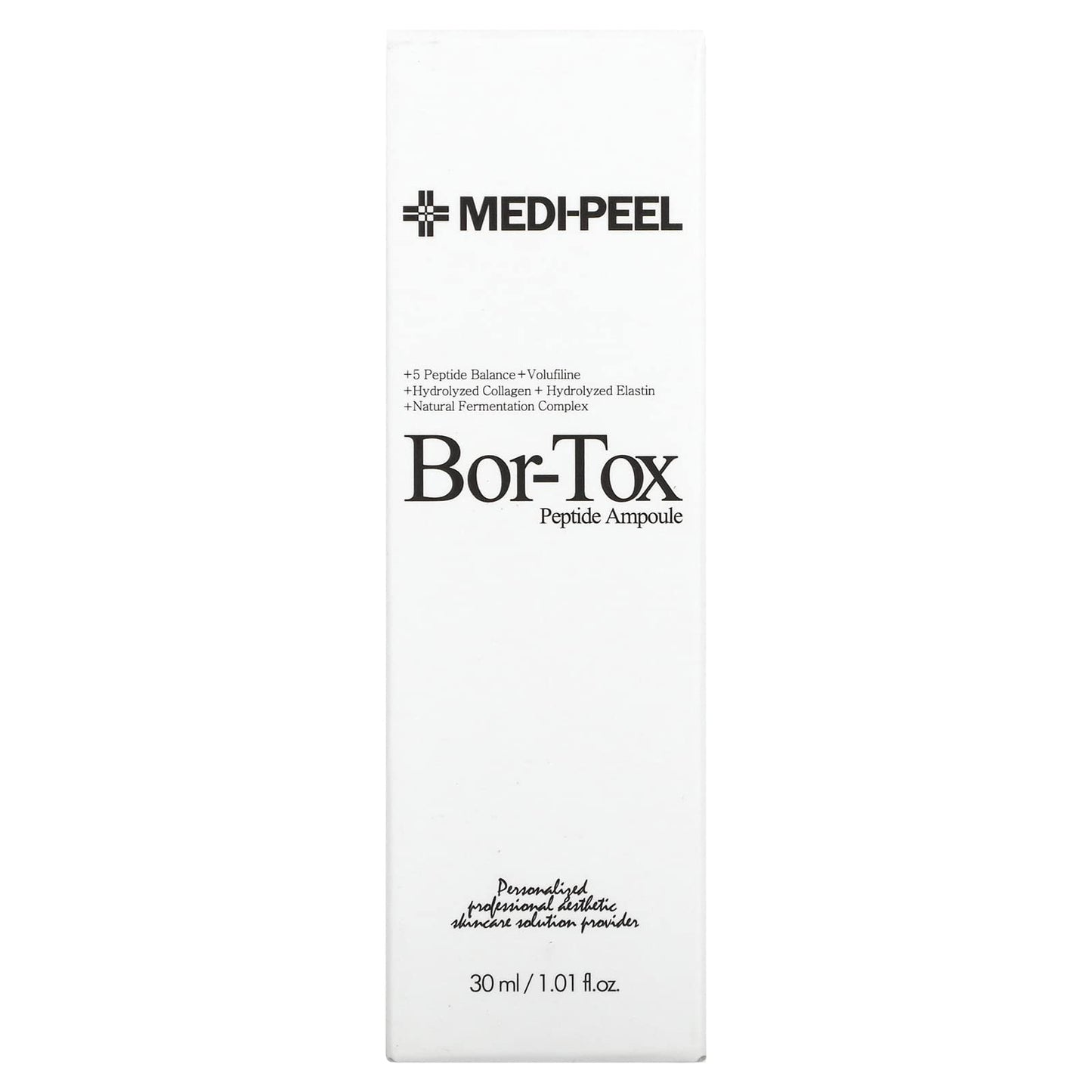 Medi-Peel 5Growth Factor Bor-Tox Peptide Ampoule 30ml, Hydrolyzed Collagen, Anti-Aging Serum, Anti-Wrinkle, Skin Elasticity, Blemish Care, Reduce