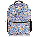 Disney Lilo and Stitch Backpack - Lilo and Stitch Ohana - Backpack for Girls, Boys, Teens, Adults - Officially Licensed Lilo and Stitch Backpacks For School - Great For Gym, Park and Camp (Light Blue)