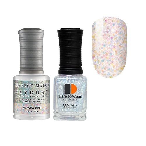 LeChat Perfect Match Gel Polish + Nail Lacquer - Glacial Dust #SDMS09 - 0.5 oz Beauty & Personal Care LECHAT