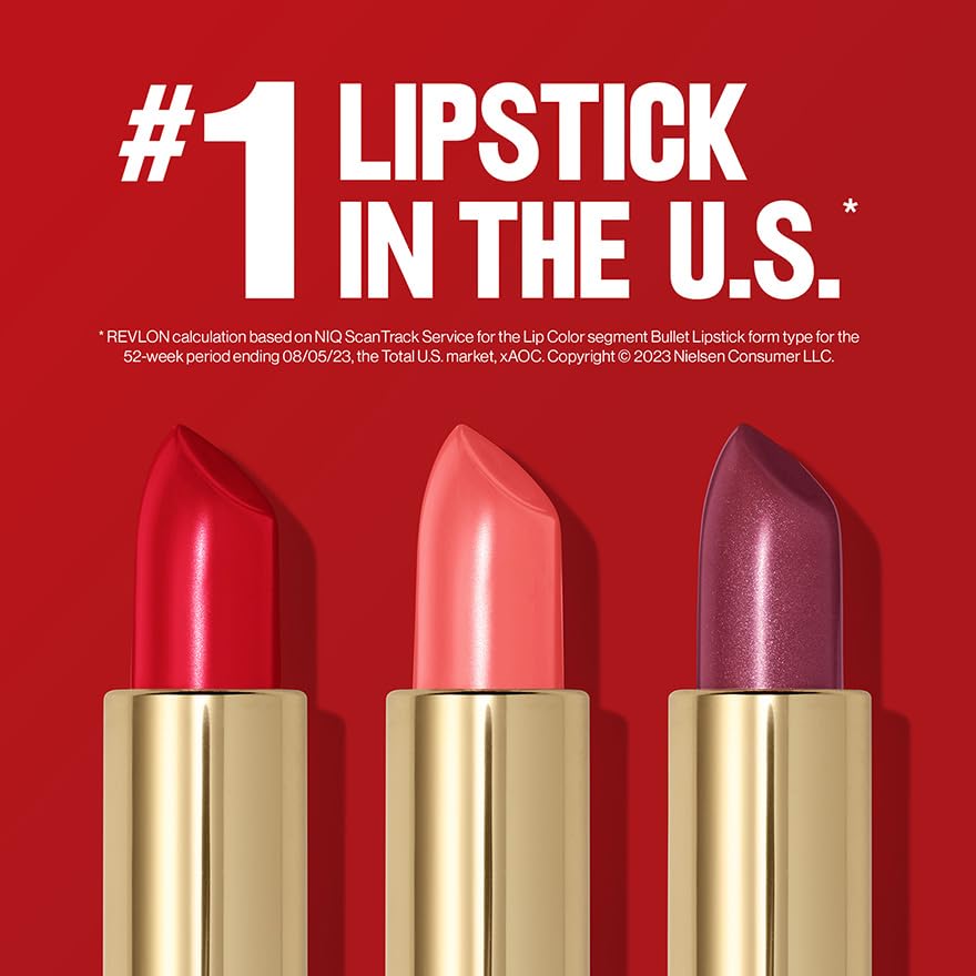 (2x) Revlon Super Lustrous Lipstick, 225 Rosewine, 0.15 Oz / 4.2g Each