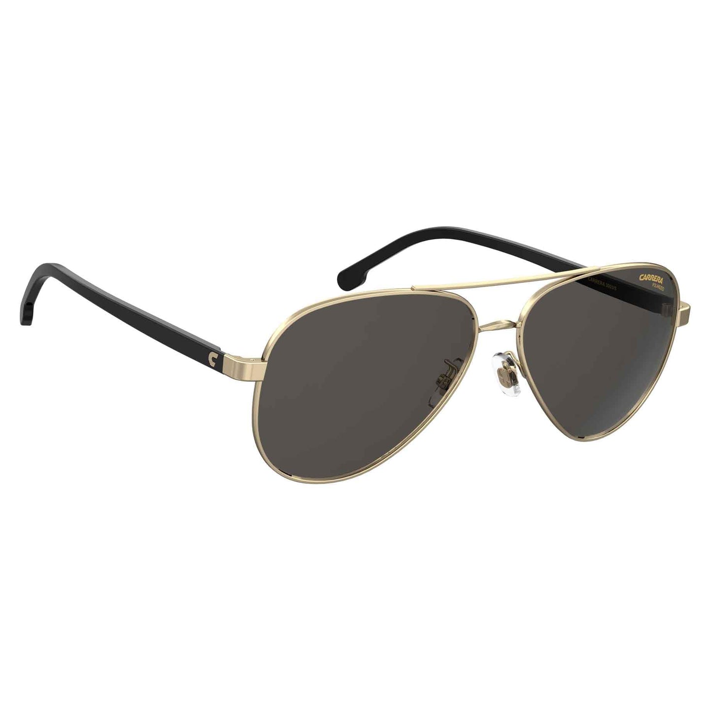 Carrera Men's Casual Pilot Sunglasses, Black Gold, 58mm