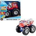 Hot Wheels Monster Trucks Twisted Tredz Vehicles, Creature-Themed 1:43 Scale Toy Truck with Pull-Back Motor & Giant Wheels, Gift for Kids Ages 3…