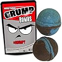 Giant Grump Bath Bombs XL Bath Balls Funny Bathbombs for Men Black and Blue Bath Fizzers Fun Old Man Gags Stocking Stuffers for Dads Grandpa Gags 2…