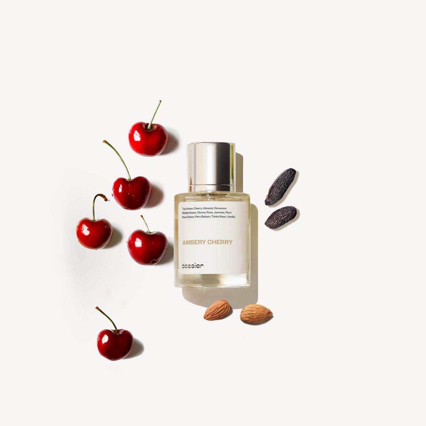 Dossier - Eau de Parfum - Ambery Cherry - Inspired by T.Ford Lost Cherry - Perfume Luxury - Pure Infused - Paraben Free - Vegan - For Women Men Unisex