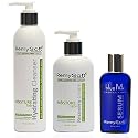 RemySoft Sulfate-Free 3-Step Detangling Kit: Hydrating Shampoo + Recovery Conditioner + Serum for Human & Synthetic Extensions Wigs Weaves Lace Fronts