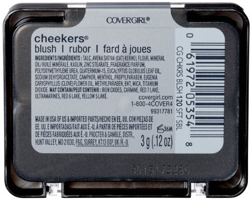 CoverGirl Cheekers Blush, Soft Sable 120, 0.12-Ounce (Pack of 3)
