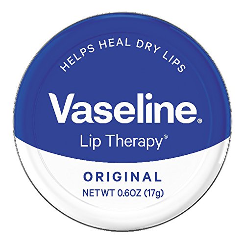 Vaseline Lip Therapy Lip Balm Tin, Original, 0.6 oz, Rose