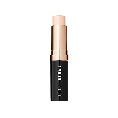 Bobbi Brown Skin Foundation Stick | Portable & Creamy with Medium-to-Full Coverage for Even-Toned Skin, 0.31 Ounce, Alabaster C-004