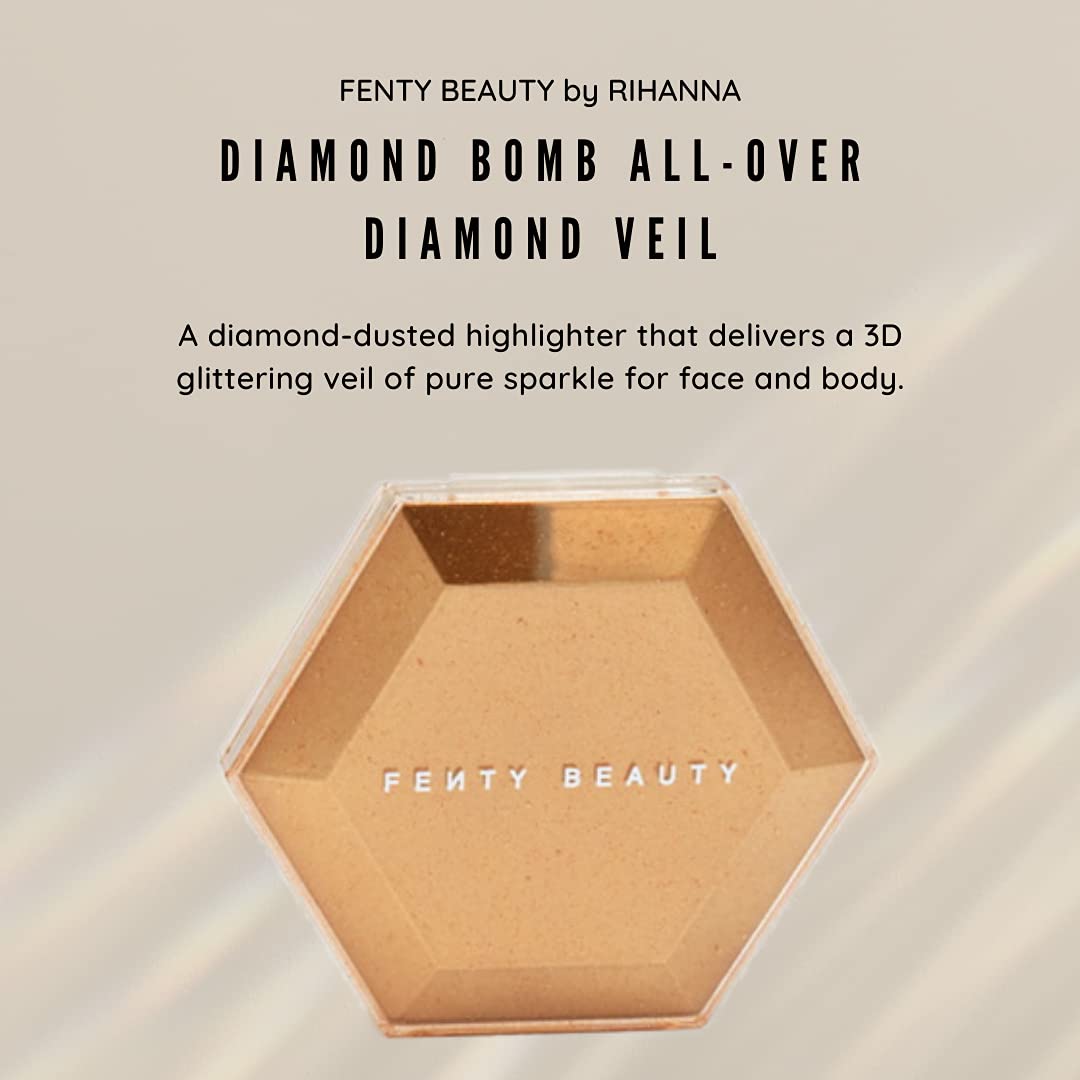 Fenty Beauty by Rihanna Diamond Bomb All-Over Diamond Veil Cognac Candy