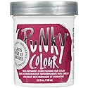 Punky Rose Red Semi Permanent Hair Color - Vegan & Cruelty-Free Conditioning Hair Dye, Lasts Up to 35 Washes, 3.5 fl oz