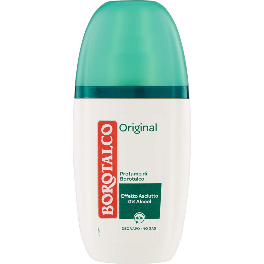 Borotalco Deodorant Vapo No Gas Original 75 Ml. (2.53 Oz) Dry Effect [Italian Product Beauty and Personal Care Borotalco