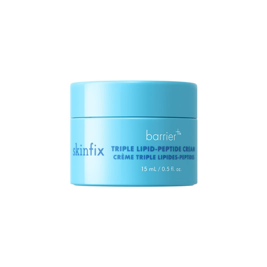 Skinfix Triple Lipid-Peptide Cream Mini 0.5oz – Rich Moisturizer for Dry, Sensitive Skin, Hydrating, Non-Comedogenic, Vegan & Fragrance-Free
